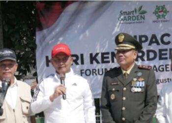 Deklarasi Smart Garden Kawasan Taman Hutan Kota BERSINAR (Bersih Narkotika)