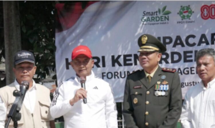 Deklarasi Smart Garden Kawasan Taman Hutan Kota BERSINAR (Bersih Narkotika)