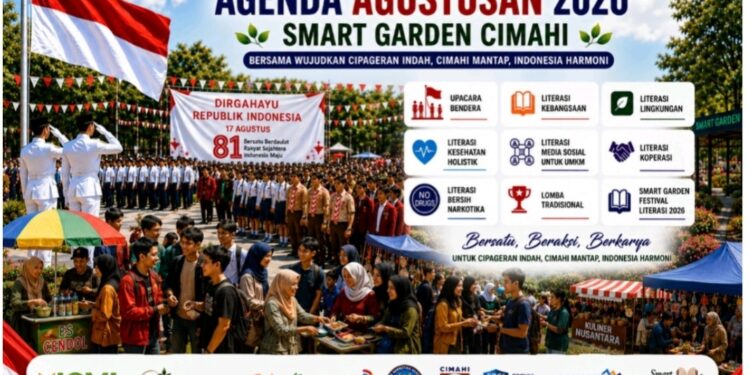 AGUSTUSAN 2026 SMART GARDEN CIMAHIBersama Wujudkan Cimahi Mantap dan Indonesia Harmoni