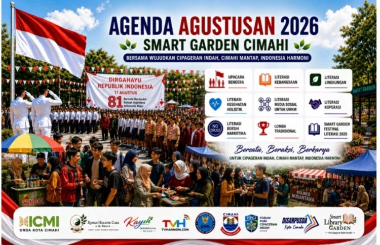 AGUSTUSAN 2026 SMART GARDEN CIMAHIBersama Wujudkan Cimahi Mantap dan Indonesia Harmoni